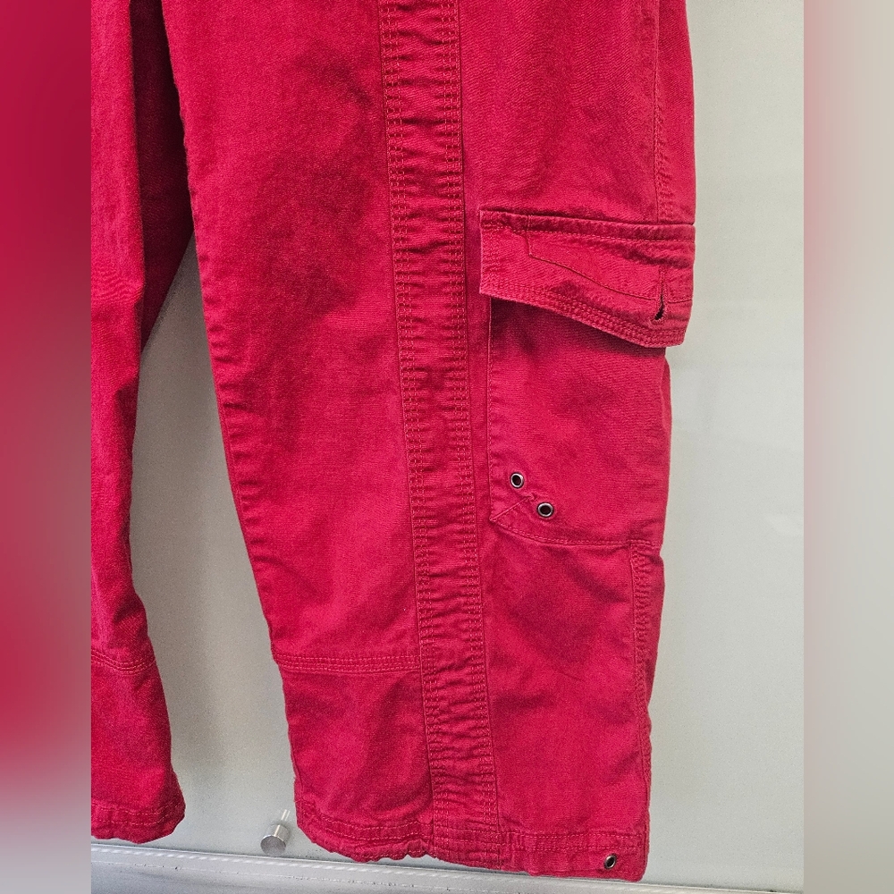 Style&Co Red Cargo Pants - Picture 3 of 11